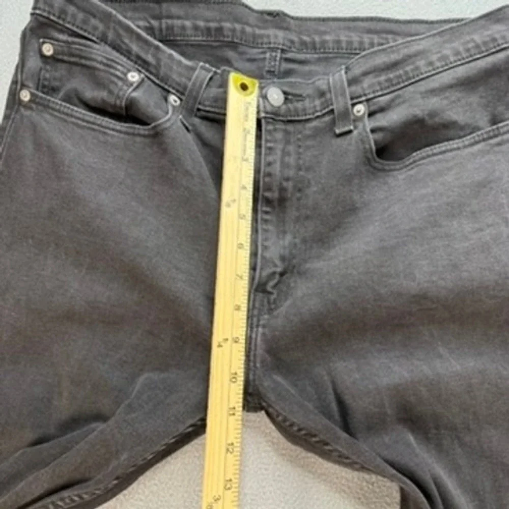 Levi's Jeans Men 36 (FIT 36x28)‎ Black 502 Regular Taper Stretch Denim Pants